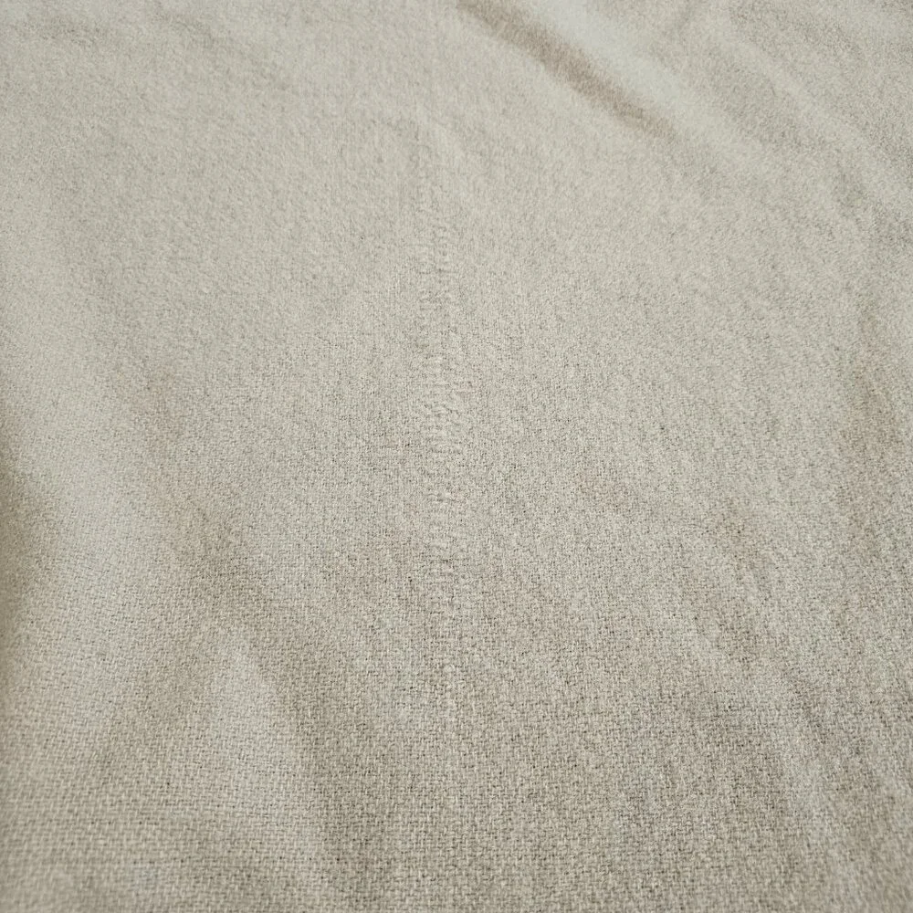 VTG Peach‎ Pink Wool Blanket Marshall Field Gina Belgium Twin Or Full Size Soft